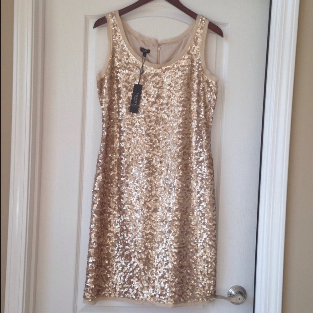Talbots Gold Dress